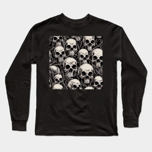 Skulls, skulls, skulls! Model 4 Long Sleeve T-Shirt